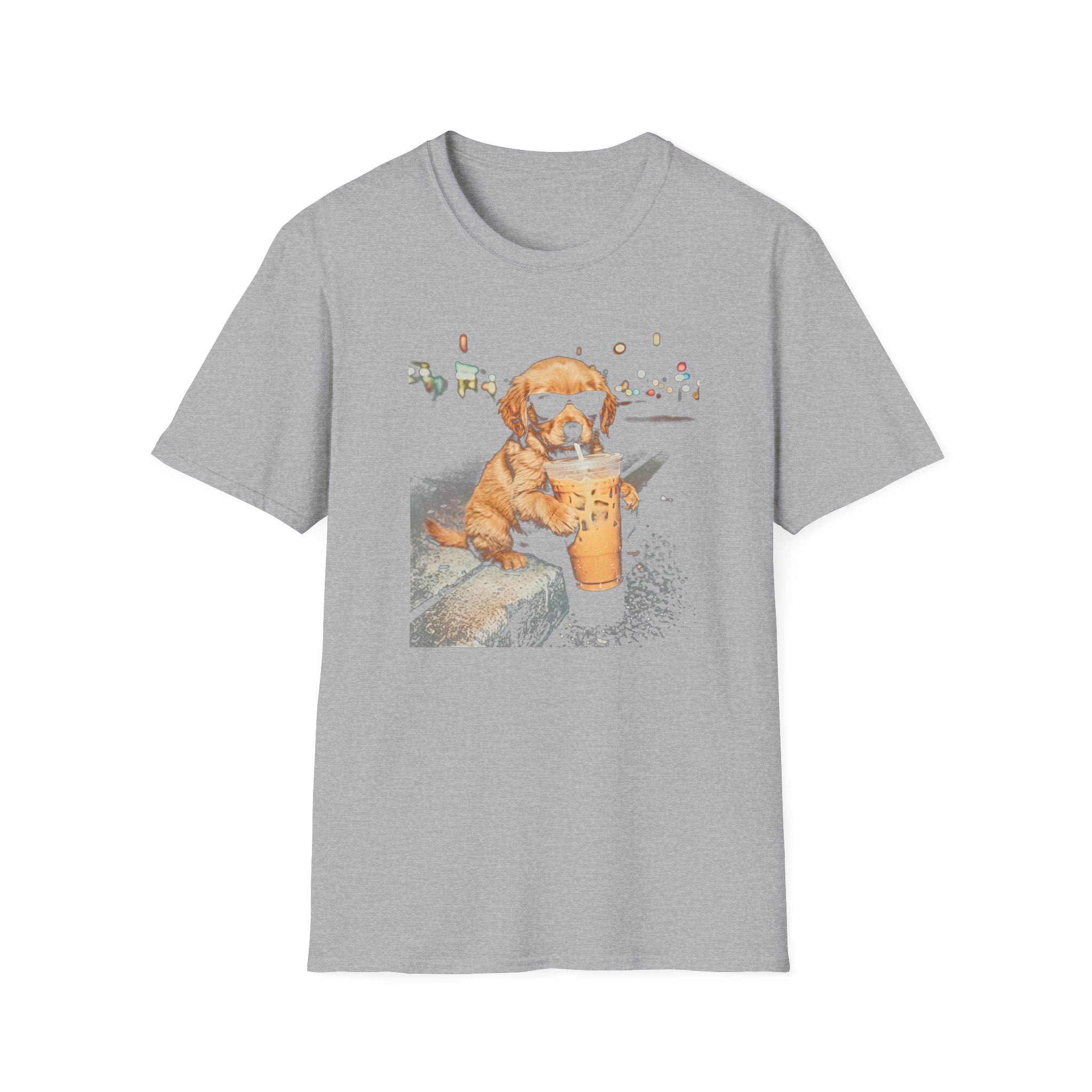 Retriever Drinking Iced Coffee Shirt