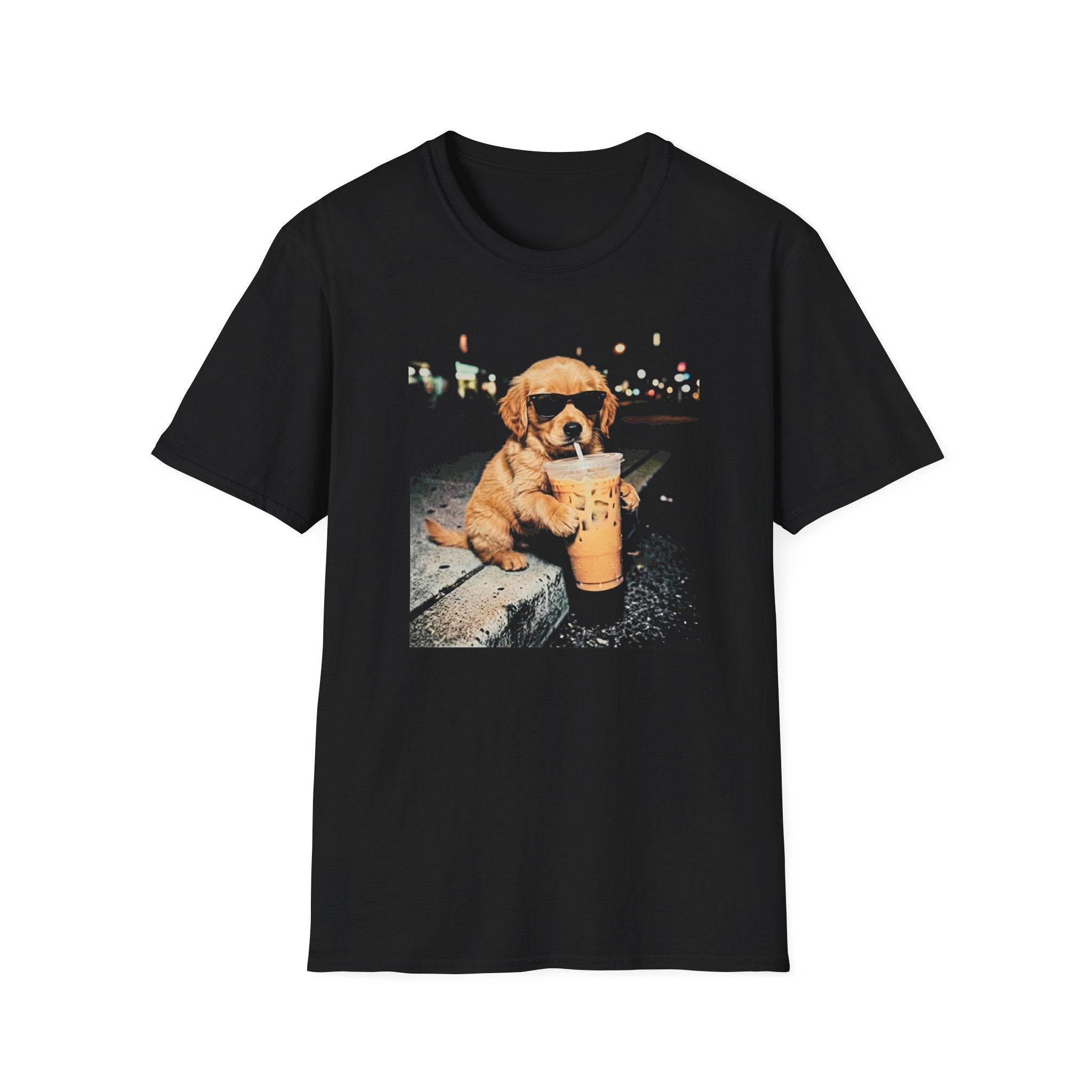 Retriever Drinking Iced Coffee Shirt