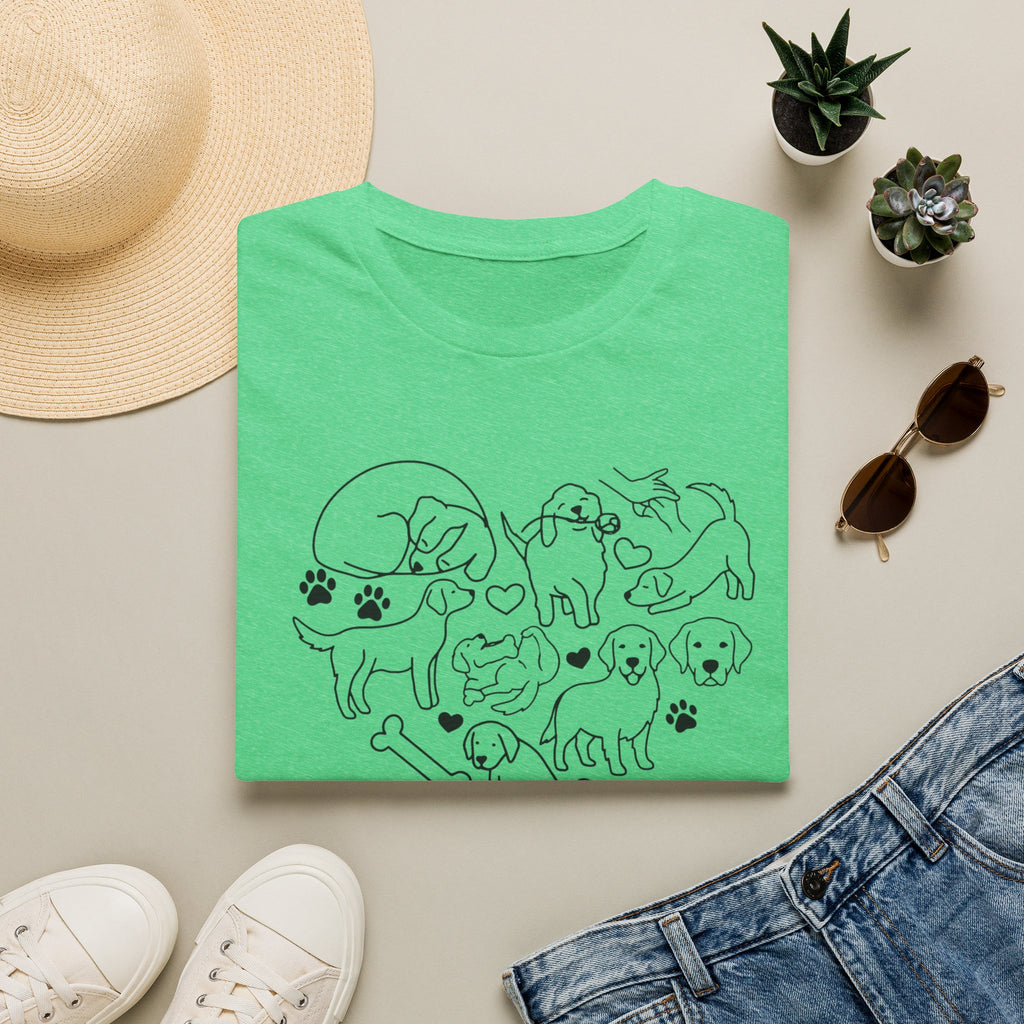 Golden Retriever Heart T-Shirt