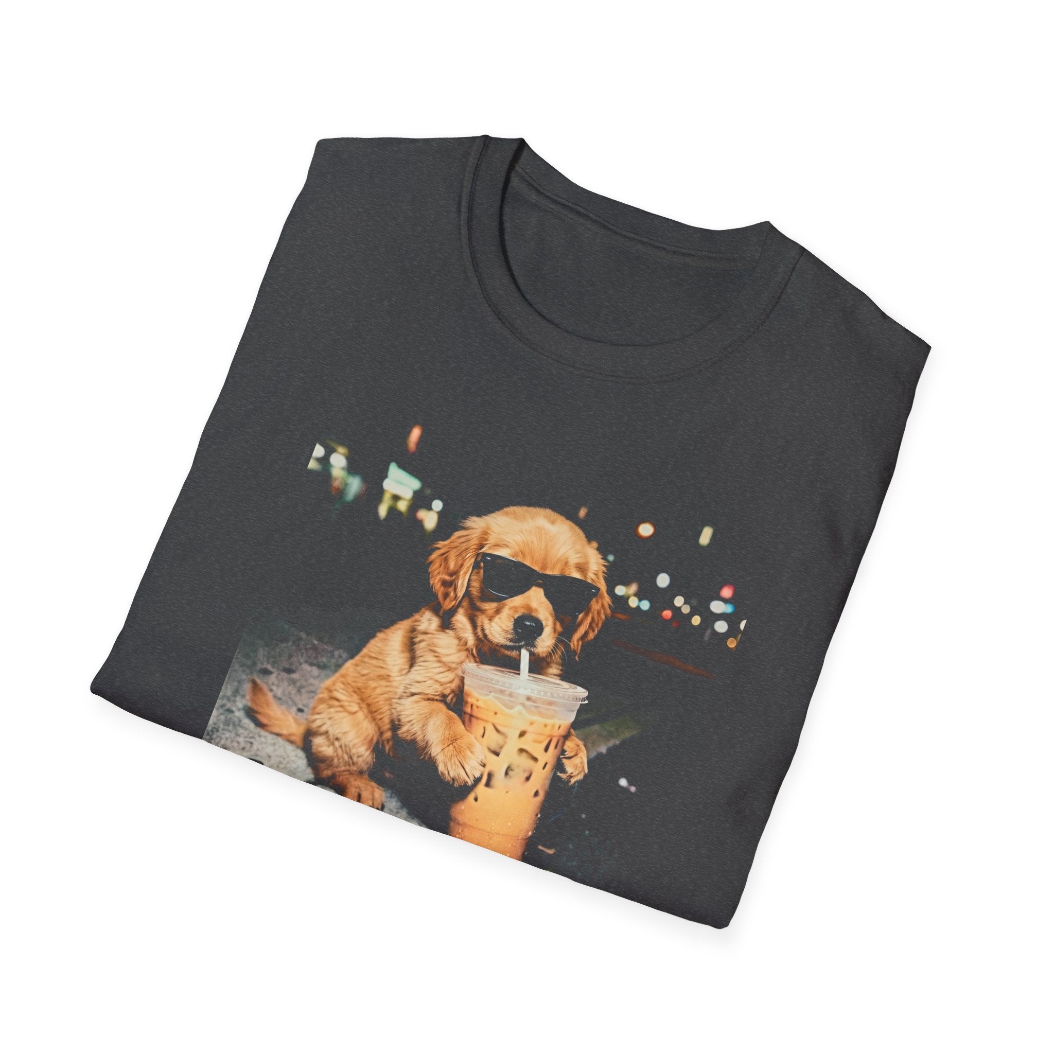 Retriever Drinking Iced Coffee Shirt