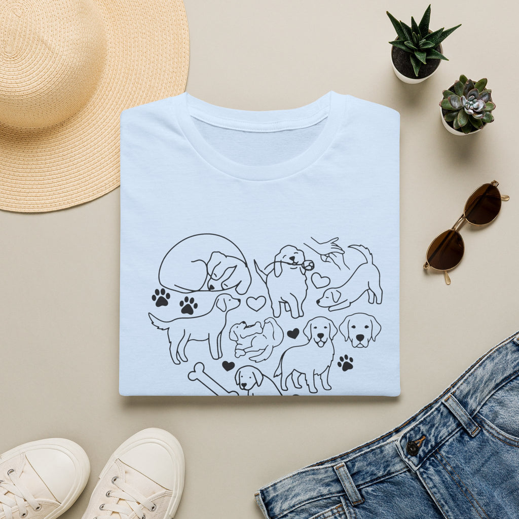 Golden Retriever Heart T-Shirt