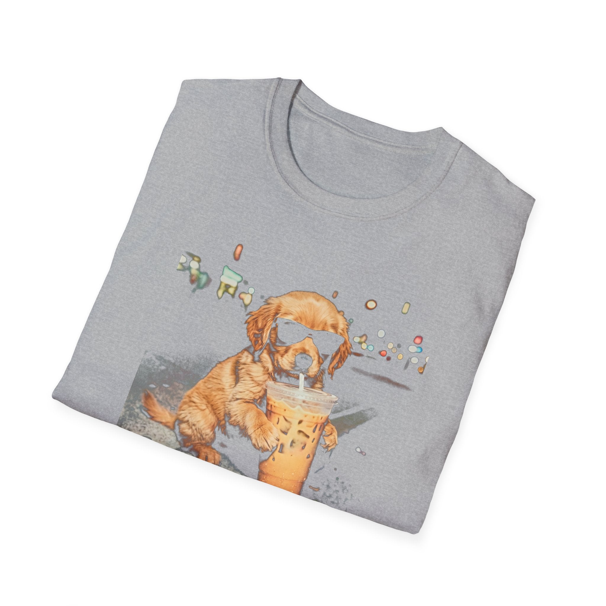 Retriever Drinking Iced Coffee Shirt